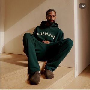Erewhon Winter 22 Collection Hunter Green Hoodie Jacket